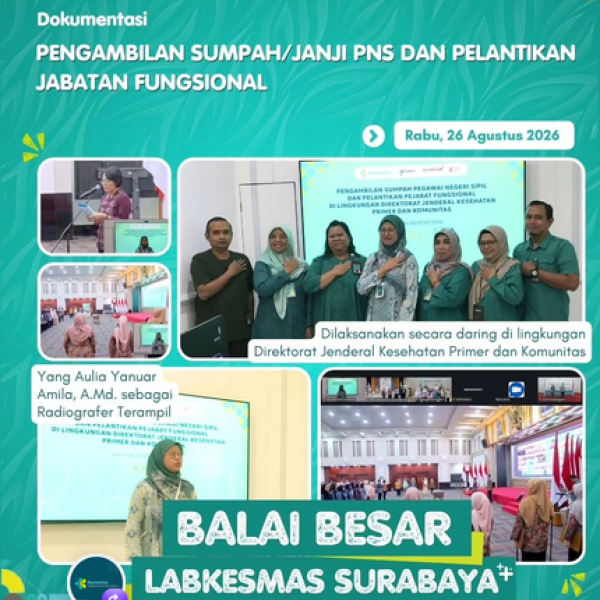 Pengambilan Sumpah dan Pelantikan Jabatan Fungsional